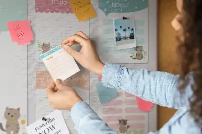 Memobord van kurk Verlanglijstje