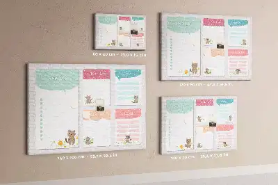 Memobord van kurk Verlanglijstje