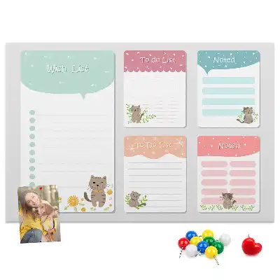 Memobord van kurk Verlanglijstje