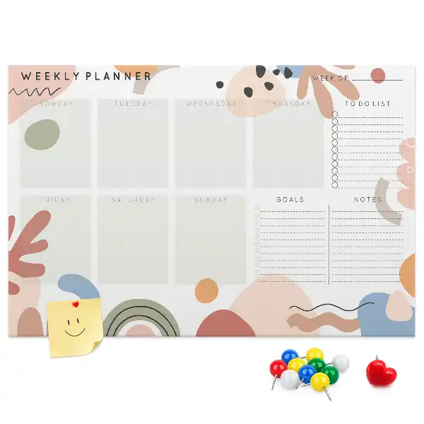 Kurk prikbord Wekelijkse organizer huis