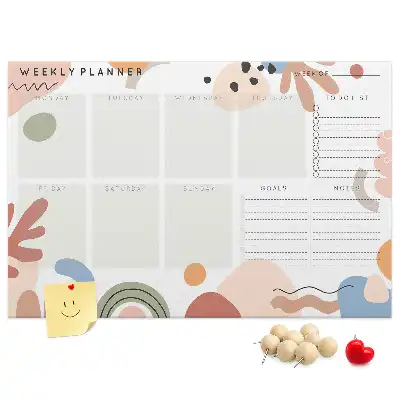 Kurk prikbord Wekelijkse organizer huis