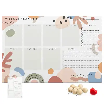 Kurk prikbord Wekelijkse organizer huis