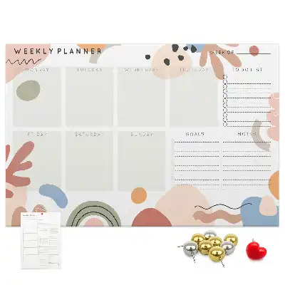 Kurk prikbord Wekelijkse organizer huis