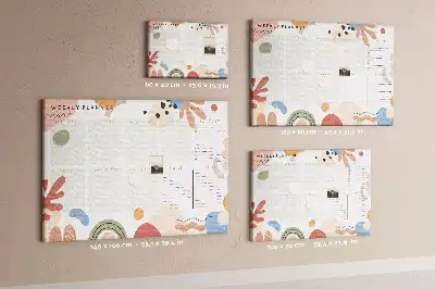 Kurk prikbord Wekelijkse organizer huis
