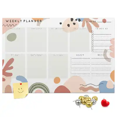 Kurk prikbord Wekelijkse organizer huis