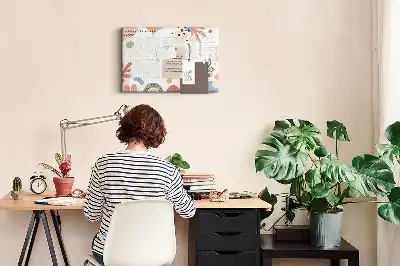Kurk prikbord Wekelijkse organizer huis