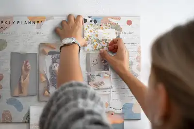 Kurk prikbord Wekelijkse organizer huis