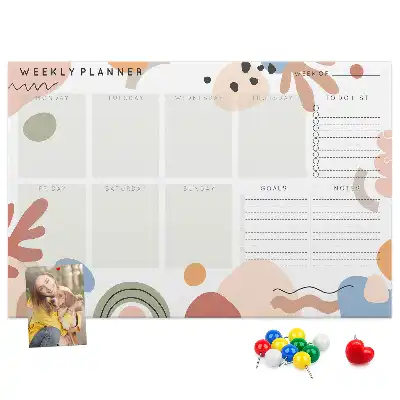 Kurk prikbord Wekelijkse organizer huis