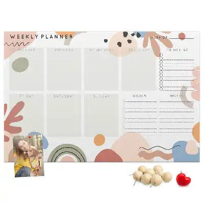 Kurk prikbord Wekelijkse organizer huis