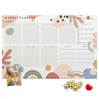 Kurk prikbord Wekelijkse organizer huis