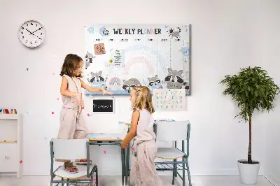 Kurk prikbord Takenlijst voor peuters