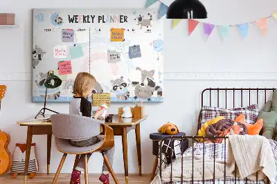 Kurk prikbord Takenlijst voor peuters