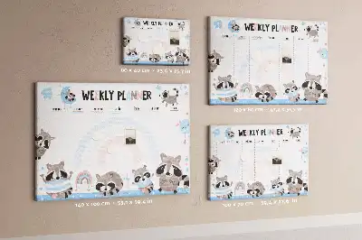 Kurk prikbord Takenlijst voor peuters