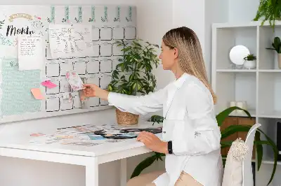 Kurk prikbord Wandkalender voor een maand