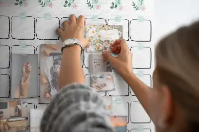 Kurk prikbord Wandkalender voor een maand