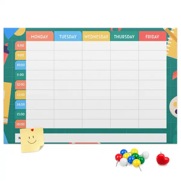 Kurk prikbord Organizer voor schoolactiviteiten