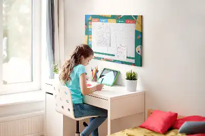 Kurk prikbord Organizer voor schoolactiviteiten