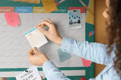 Kurk prikbord Organizer voor schoolactiviteiten