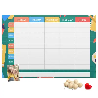 Kurk prikbord Organizer voor schoolactiviteiten