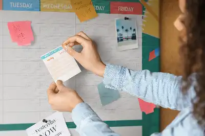 Kurk prikbord Organizer voor schoolactiviteiten