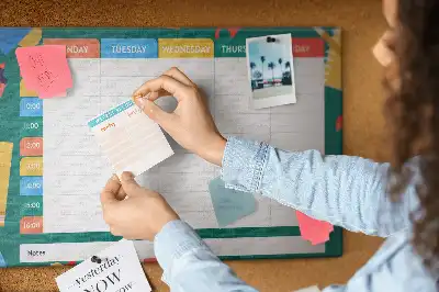 Kurk prikbord Organizer voor schoolactiviteiten
