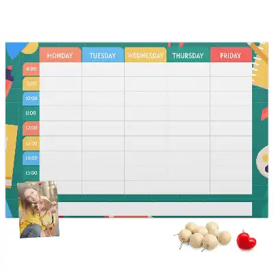 Kurk prikbord Organizer voor schoolactiviteiten