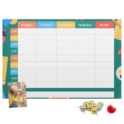 Kurk prikbord Organizer voor schoolactiviteiten