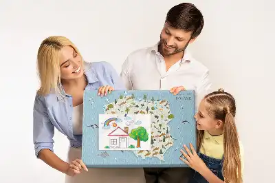 Memobord van kurk Poolse dierenkaart
