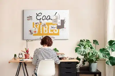 Memobord van kurk Inspirerende zin