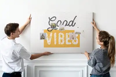 Memobord van kurk Inspirerende zin