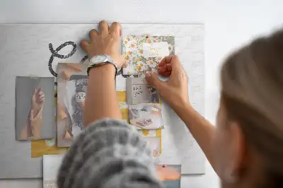 Memobord van kurk Inspirerende zin