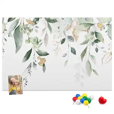 Memobord van kurk Bladeren natuur planten