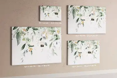 Memobord van kurk Bladeren natuur planten