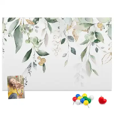 Memobord van kurk Bladeren natuur planten