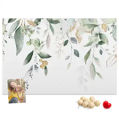 Memobord van kurk Bladeren natuur planten