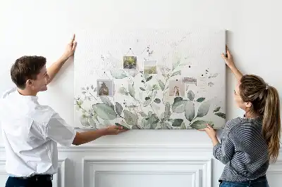 Kurk prikbord Botanische bladeren natuur