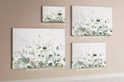 Kurk prikbord Botanische bladeren natuur
