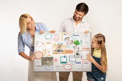 Memobord van kurk Kleurrijk visiebord