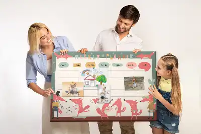 Kurk prikbord Wekelijkse organizer voor kinderen