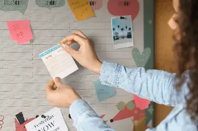 Kurk prikbord Wekelijkse organizer voor kinderen