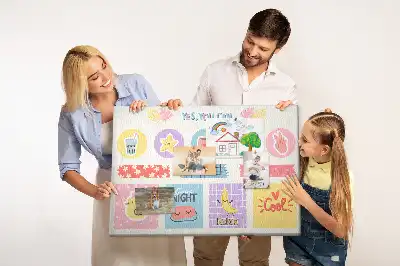 Memobord van kurk Schoolplanner