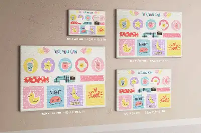 Memobord van kurk Schoolplanner