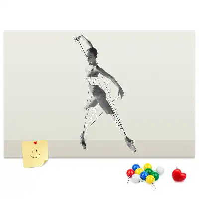 Kurken prikbord Ballerina