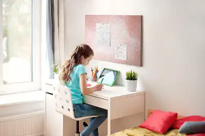 Kurk prikbord Roze marmer