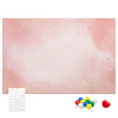 Kurk prikbord Roze marmer