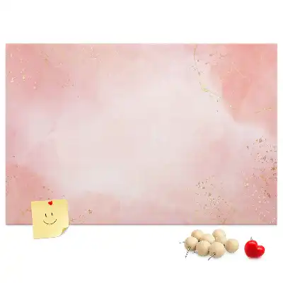 Kurk prikbord Roze marmer