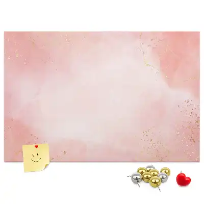 Kurk prikbord Roze marmer
