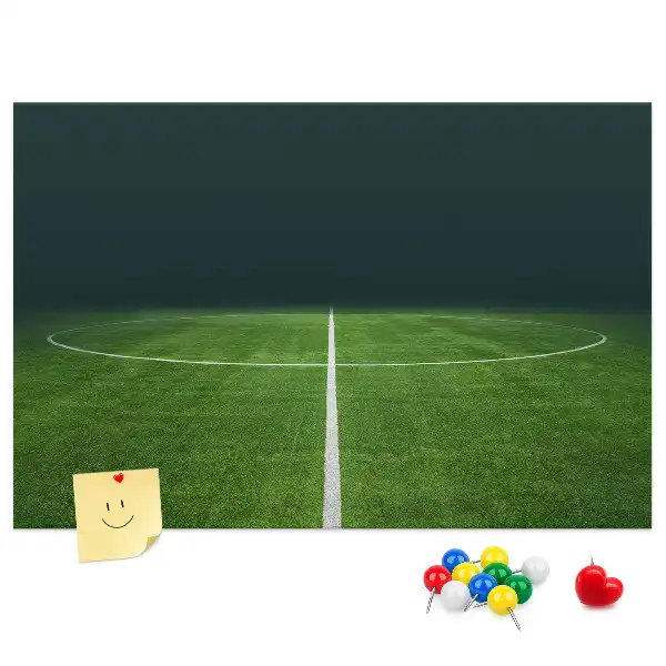 Kurk prikbord Voetbalveld