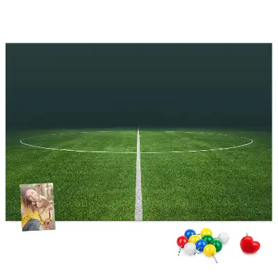 Kurk prikbord Voetbalveld
