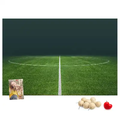 Kurk prikbord Voetbalveld